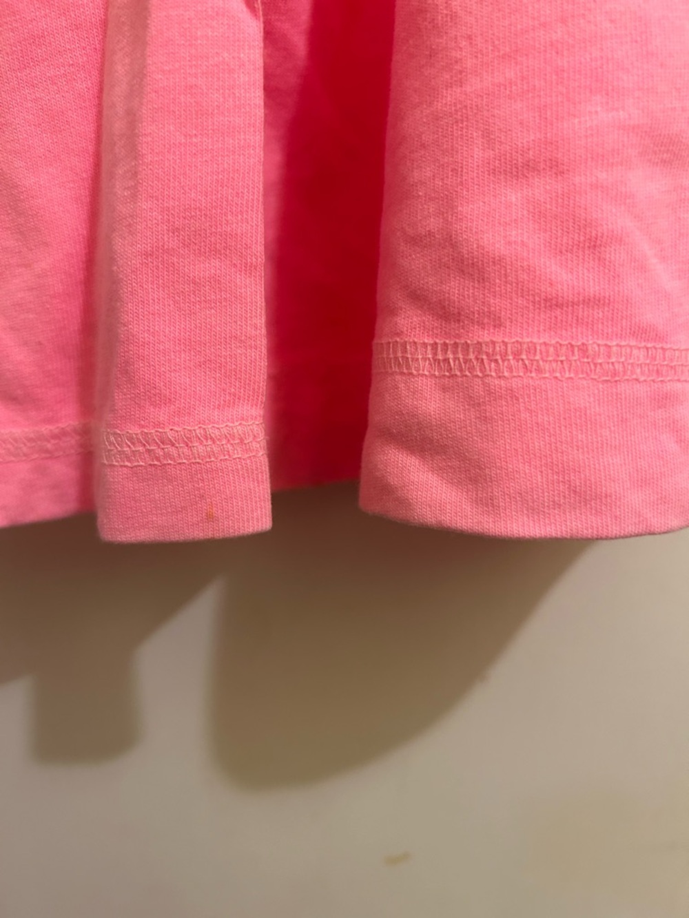 Old Navy Womens Bright Pink Cotton Oversize Long Sleeve Vintage Washed Tee,Sz 2X - Picture 8 of 9